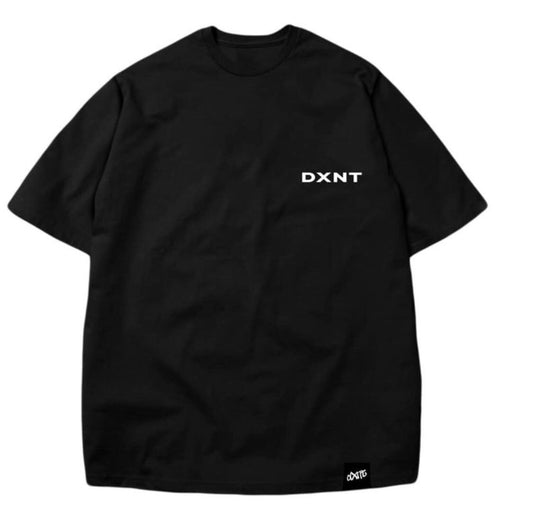 DXNT Minimalist Black Boxy Tee