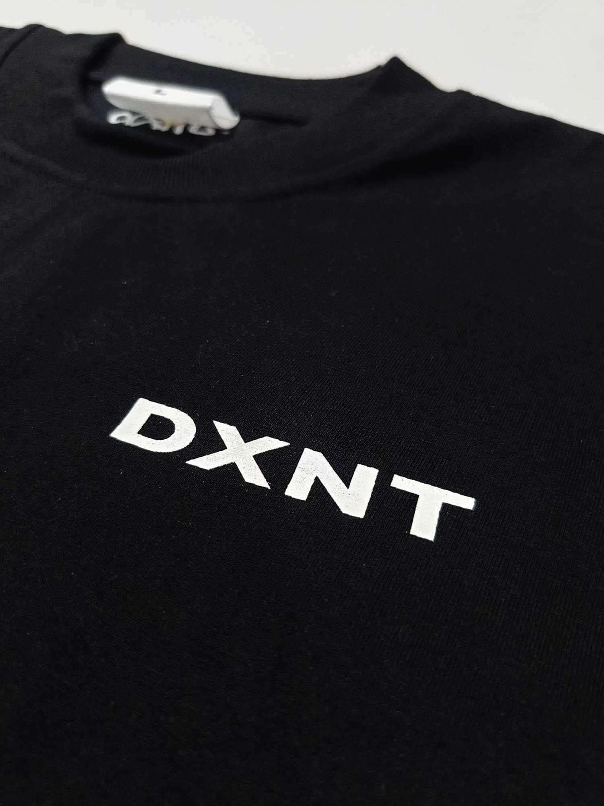 DXNT Minimalist Black Boxy Tee